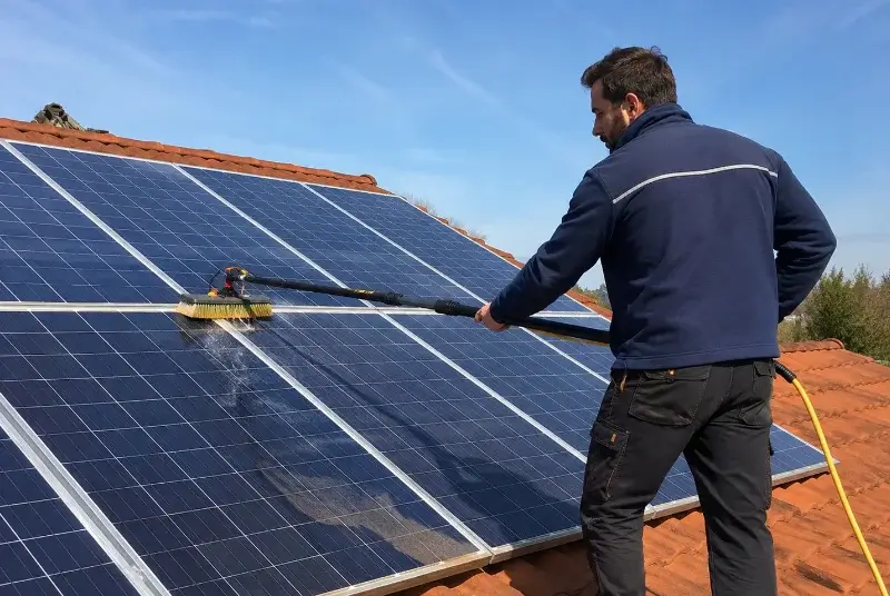 Nettoyage et entretien de panneaux solaires à Sainte-Cécile-les-Vignes
